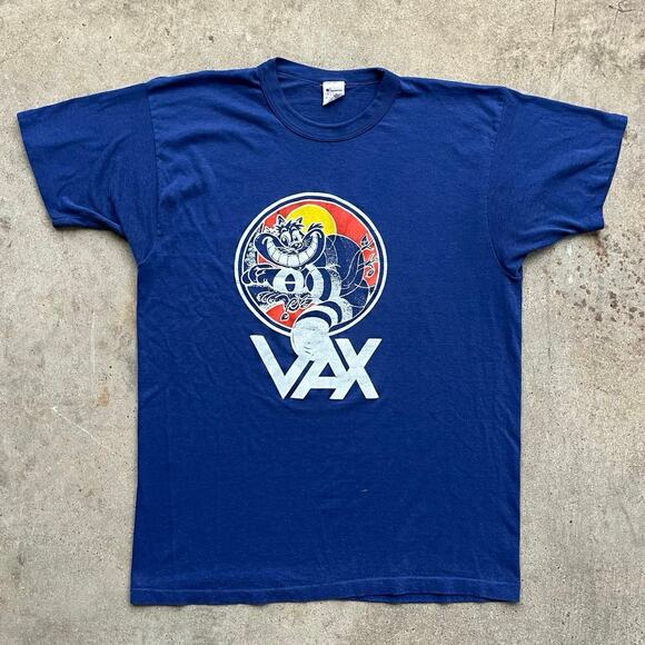 Rare Vintage 80s DEC VAX Computer Software Cheshire Cat T-Shirt XL - Picture 1 of 6